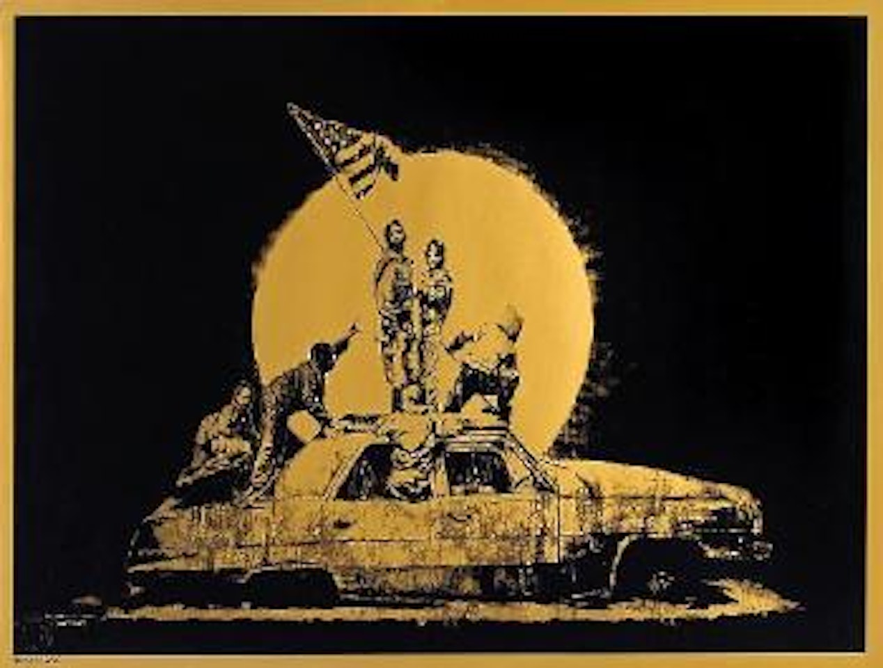 Flag by Banksy