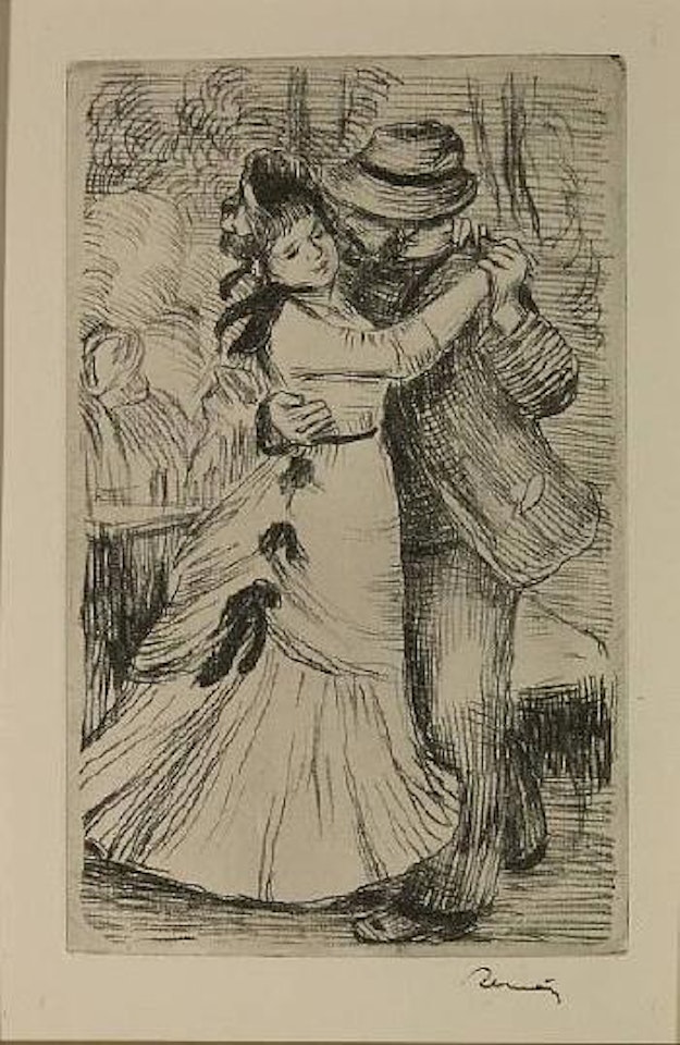 La Danse à la campagne, 2 eme planche (D.; S. 2) by Pierre-Auguste Renoir