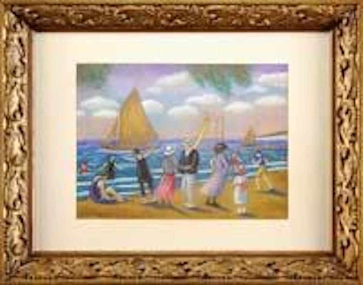 Beach time by William Glackens