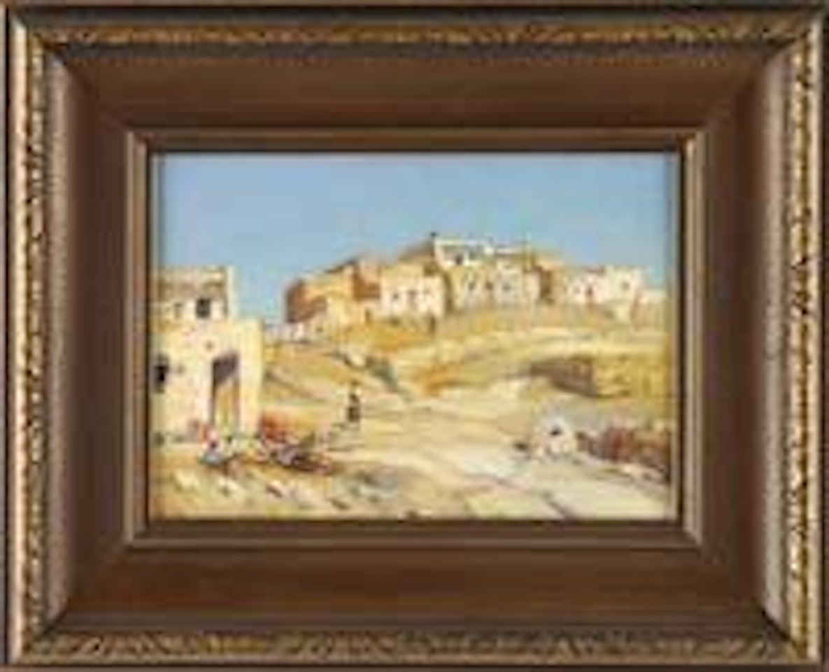 Old Laguna, New Mexico by Joseph Henry Sharp