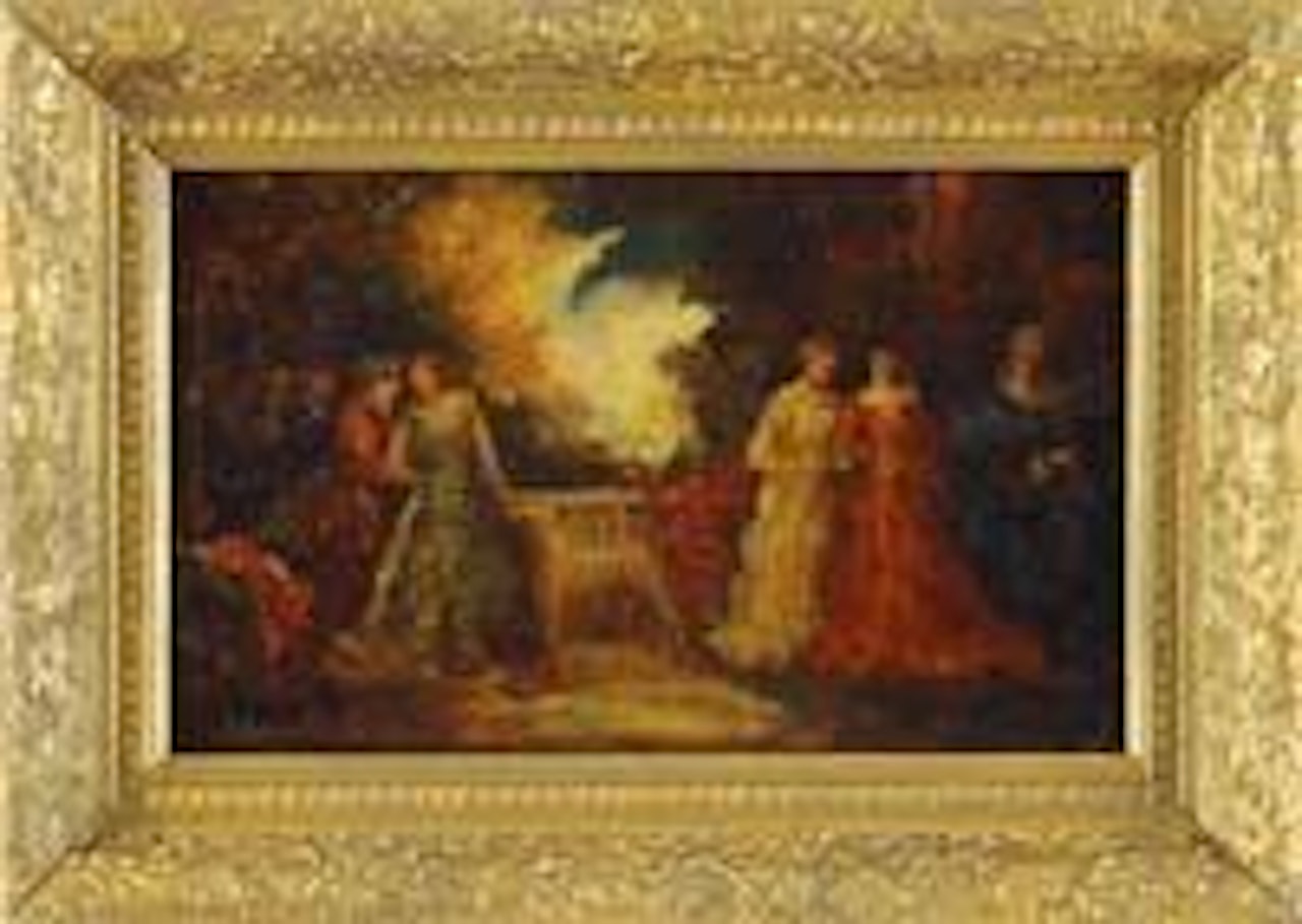Garden Party by Adolphe Monticelli
