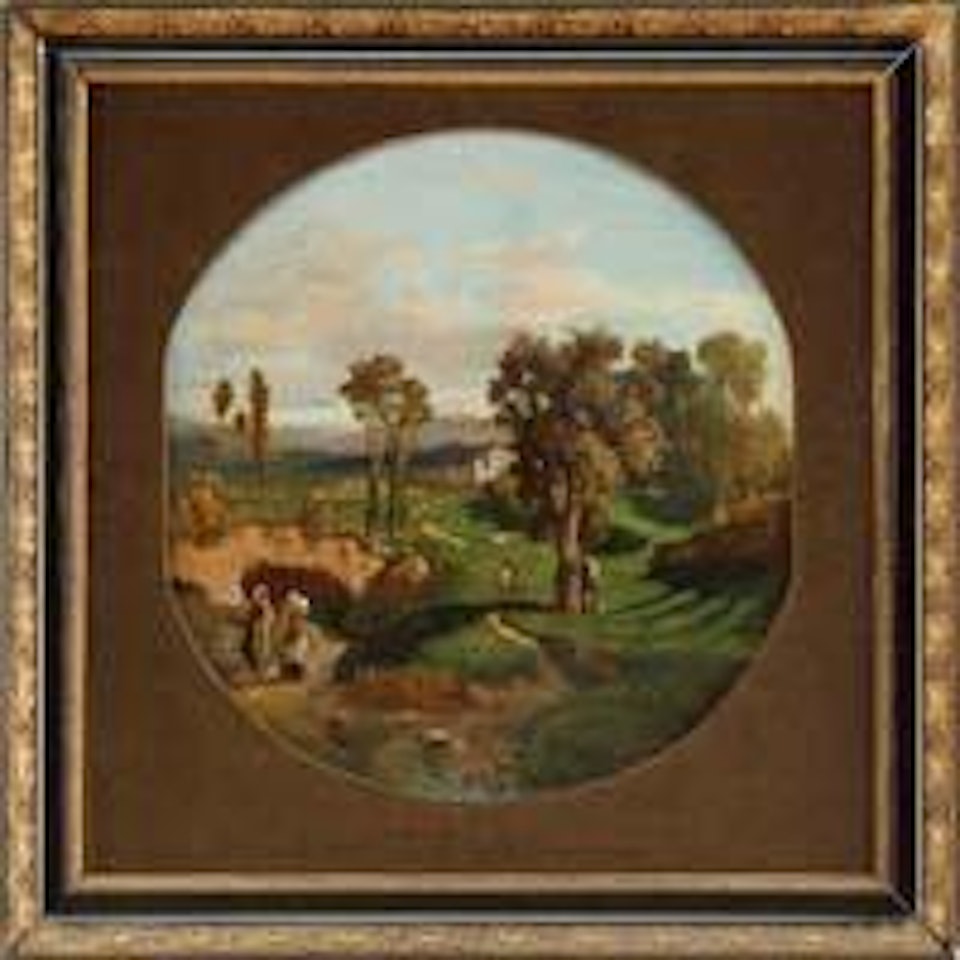 Admiring from a distance by Gustave Courbet