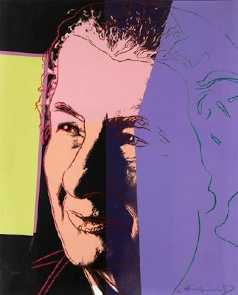 Golda Meir from 'Ten portraits of Jews of the Twentieth Century' (Feldman & Schellmann II. 232) by Andy Warhol