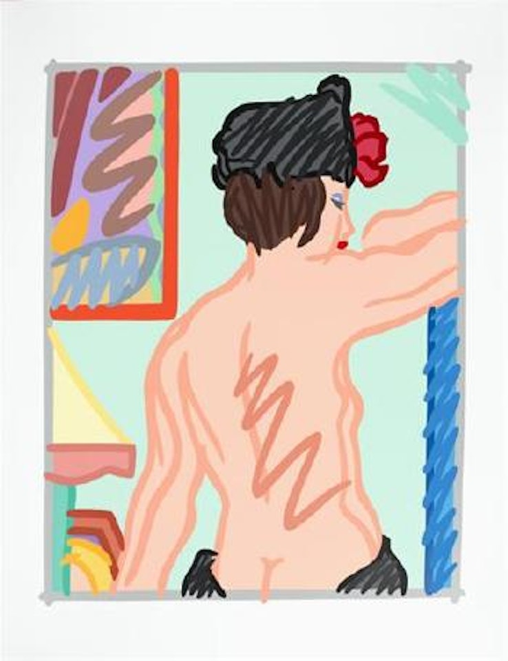 Judy with black hat by Tom Wesselmann