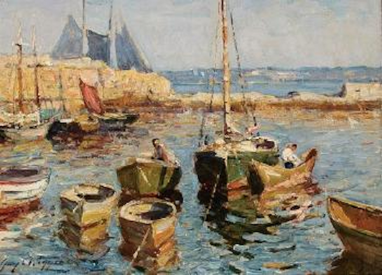Flying vessels, Gloucester by Guy Carleton Wiggins
