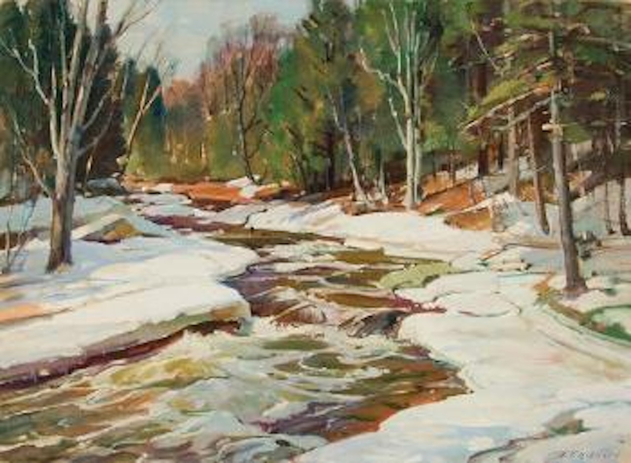 West River, Jamaica, Vermont by Aldro Thompson Hibbard