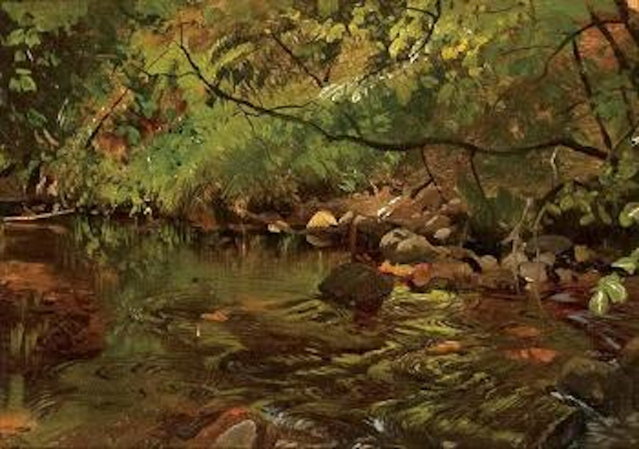Interior-river study by William Trost Richards