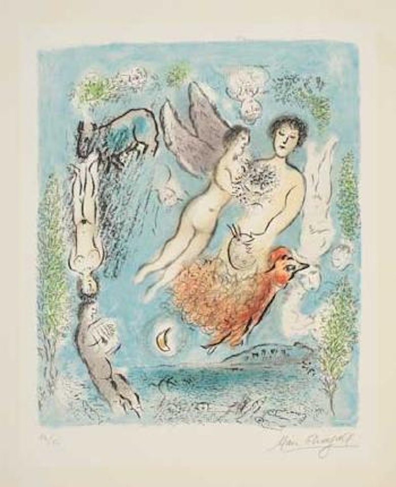 L'Île de Poros (Mourlot 963) by Marc Chagall