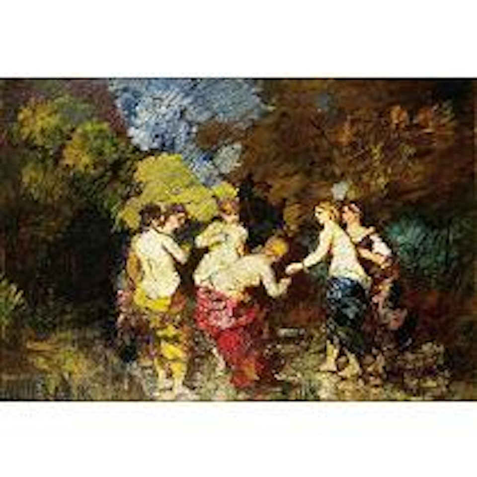 Six baigneuses by Adolphe Monticelli