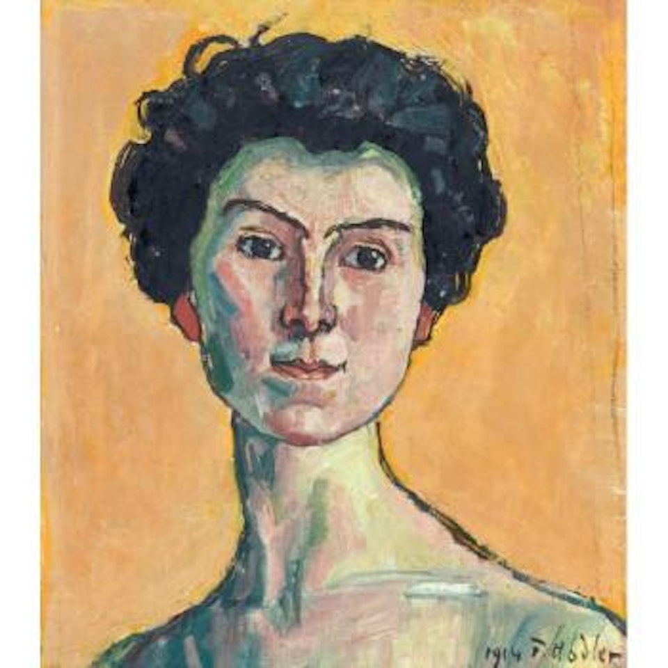 Bildnis Clara Pasche-Battie by Ferdinand Hodler