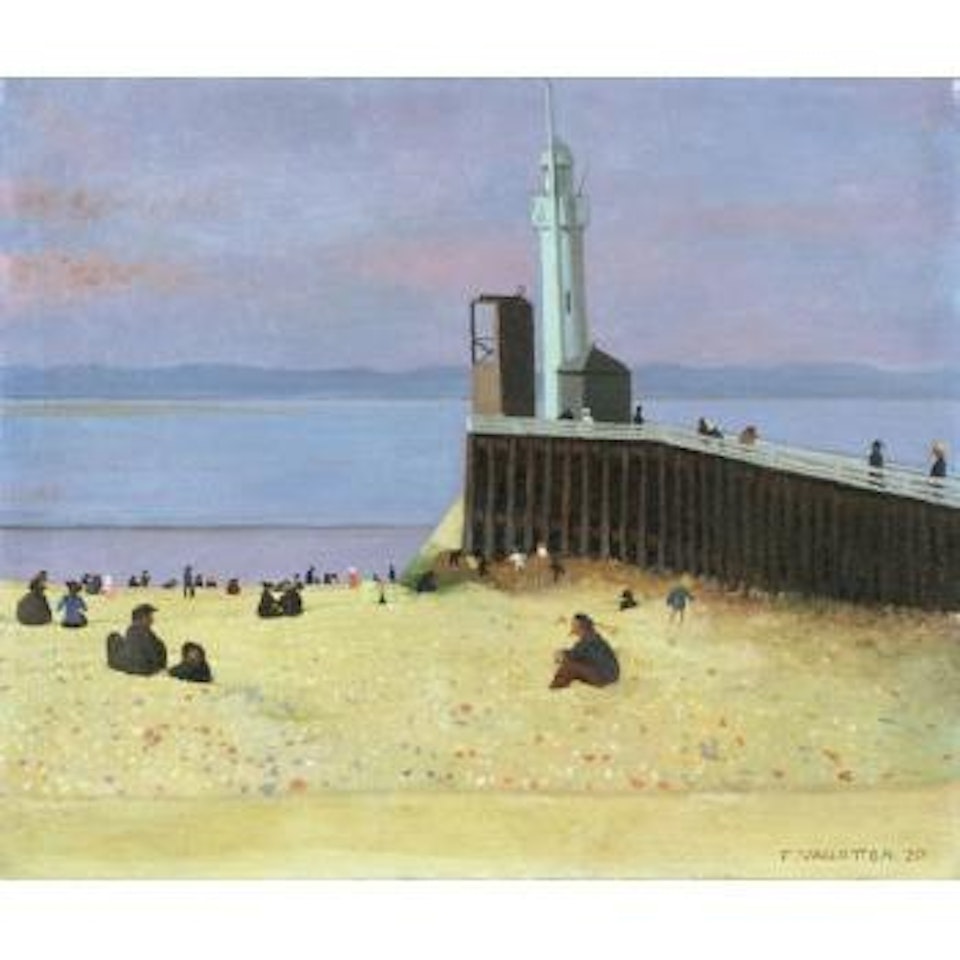 La jetee de Honfleur by Félix Vallotton