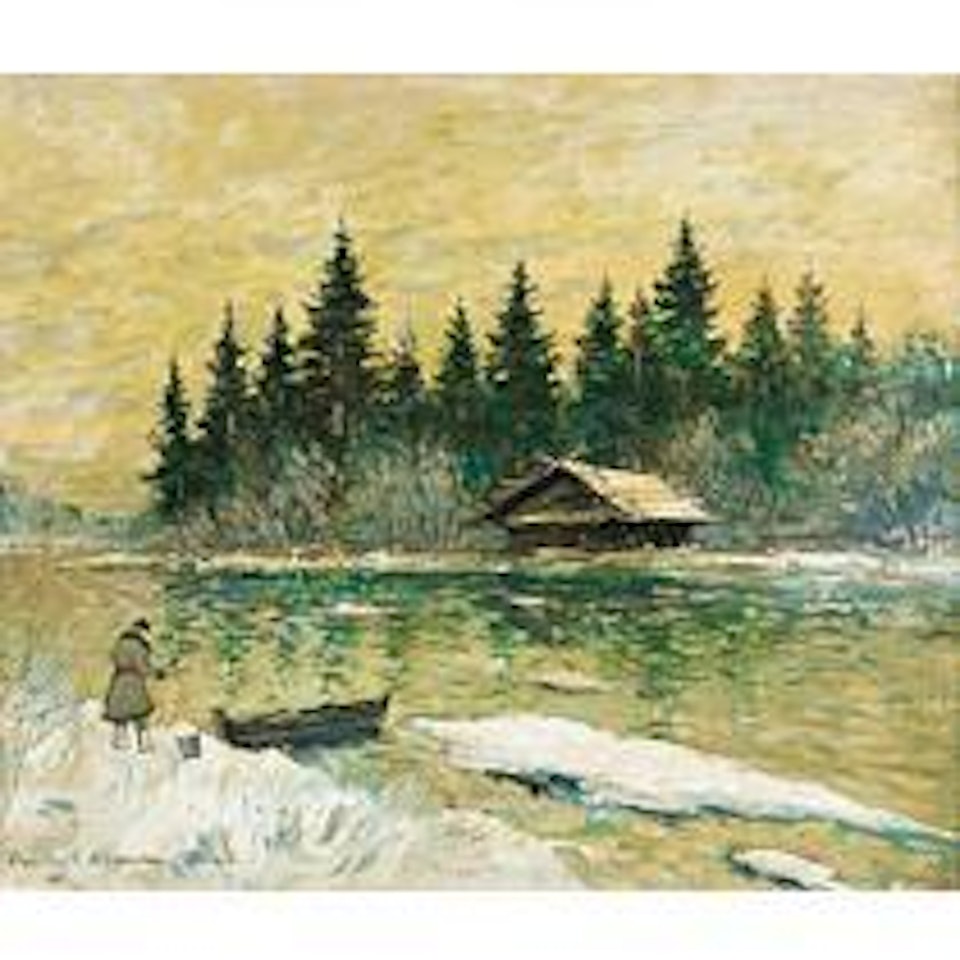 Le pecheur by Konstantin Alekseevich Korovin