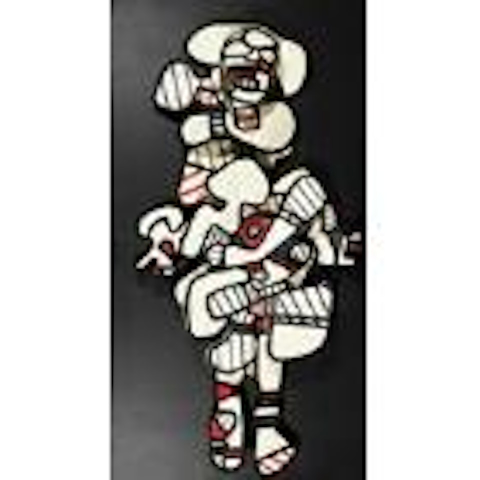 Chevalier de Sainte Hourloupe by Jean Dubuffet