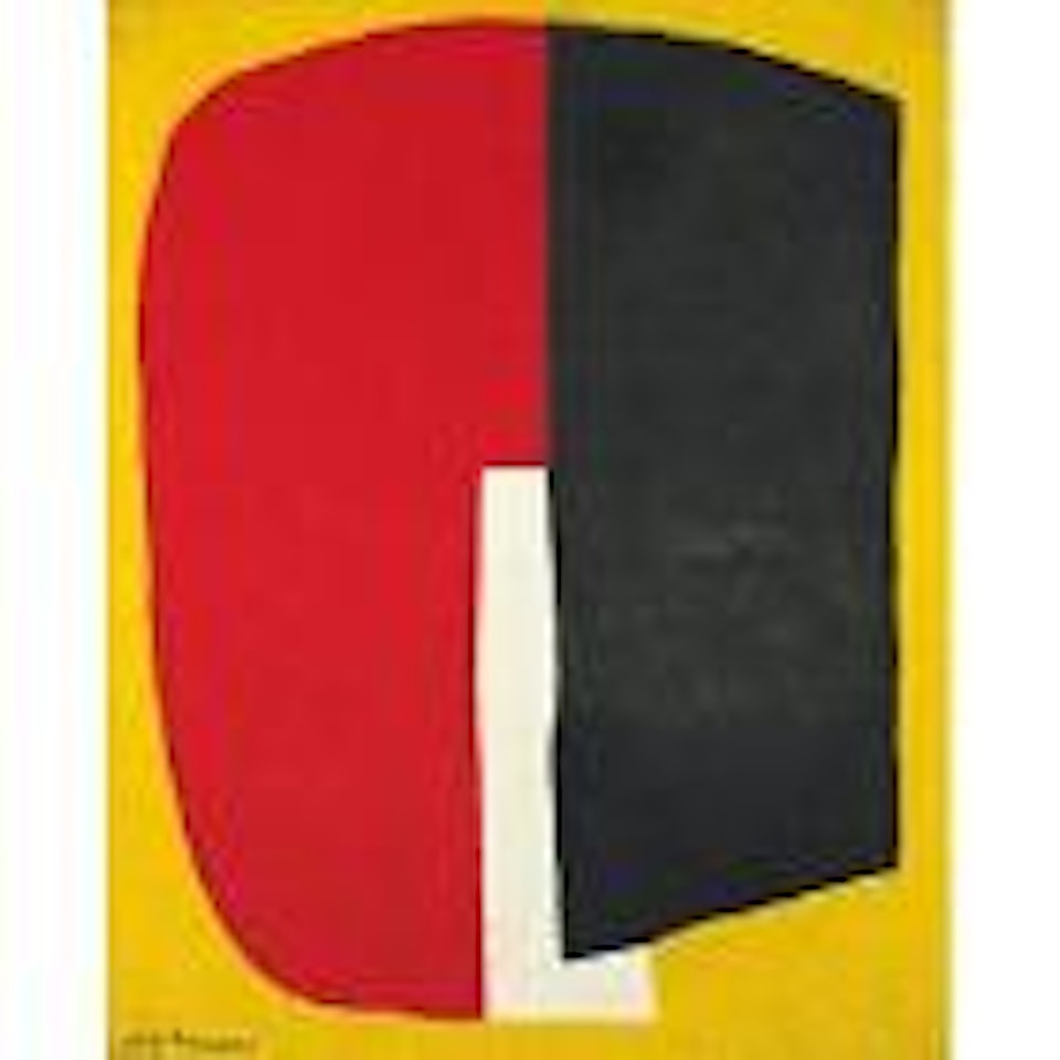 Composition jaune, rouge, noir, blanc by Serge Poliakoff