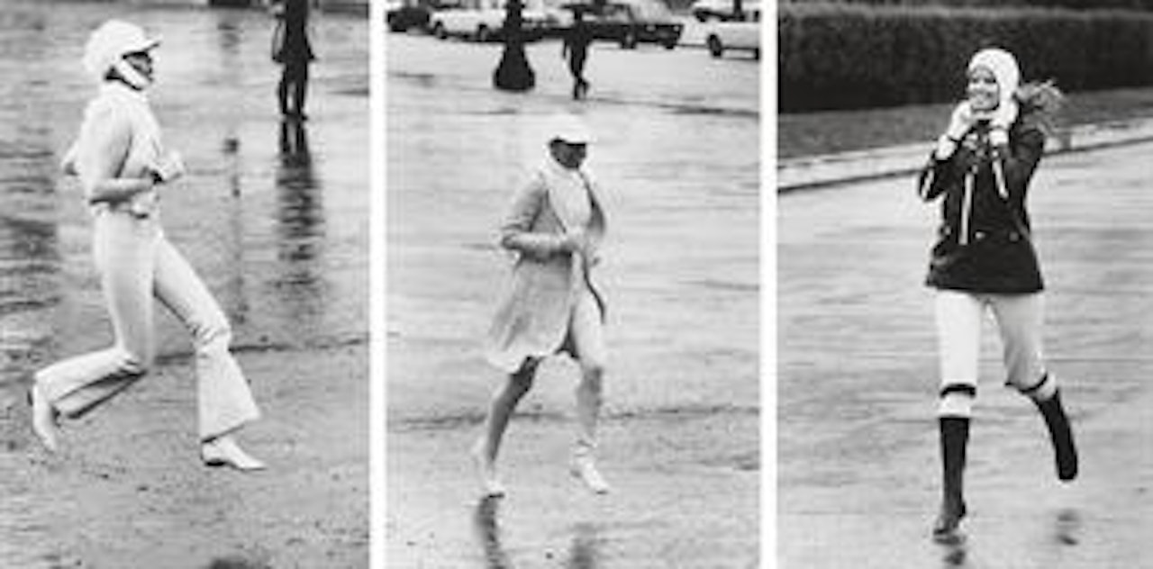 Courrèges fashion by Helmut Newton