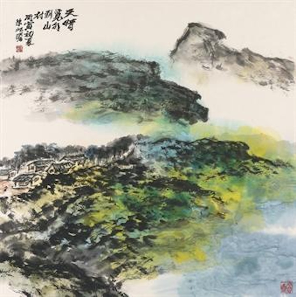 A Clear Sunny Summer Landscape by Zhu Qizhan