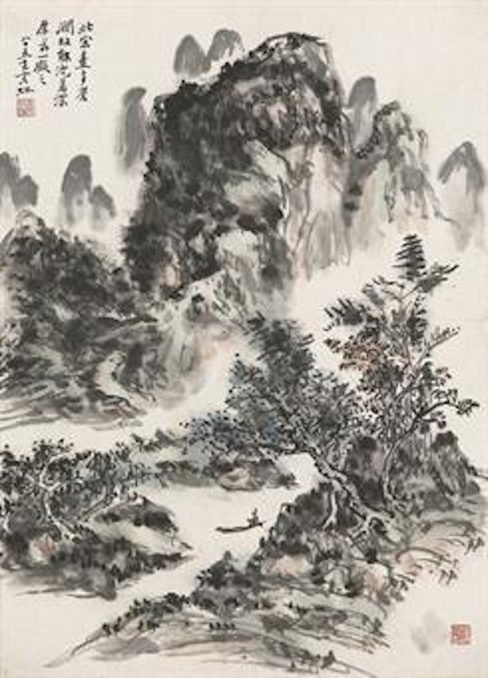Boating by Huang Binhong