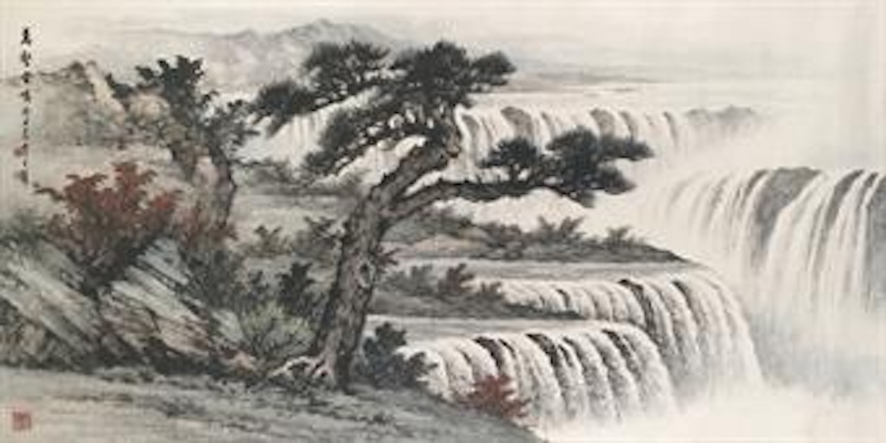 Tremendous Waterfall by Huang Junbi