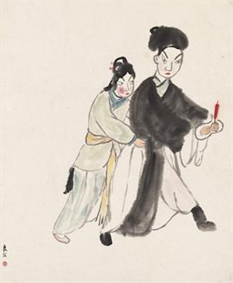 Opera Figures by Guan Liang