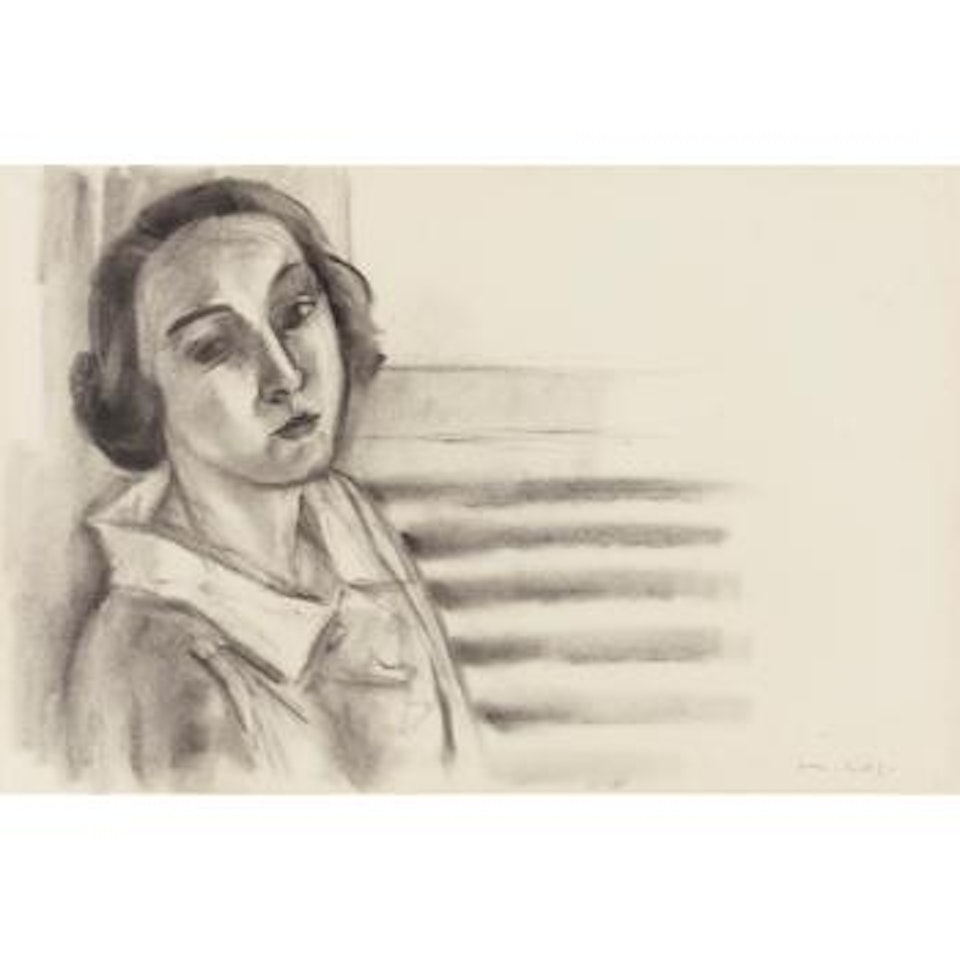 Jeune femme pres de la fenetre by Henri Matisse