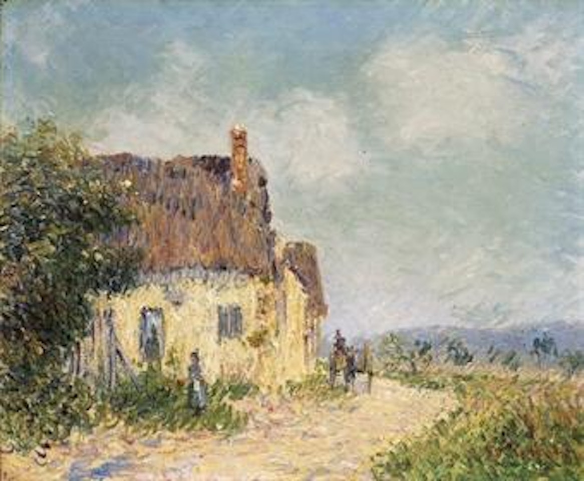 La maison blanche à Saint-Cyr-du-Vaudreuil by Gustave Loiseau
