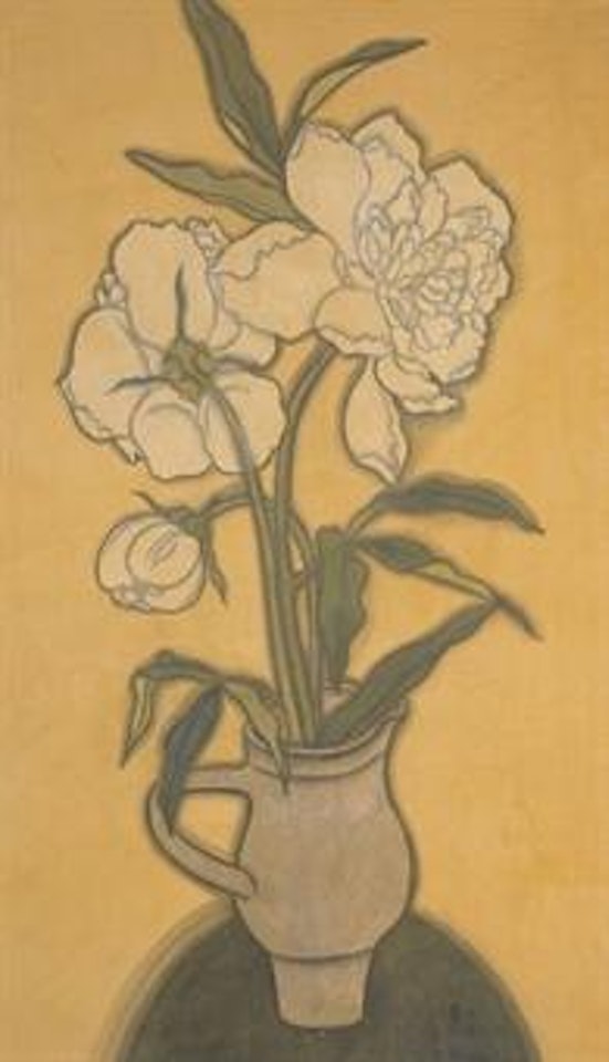 Les Pivoines by Leonard Tsuguharu Foujita