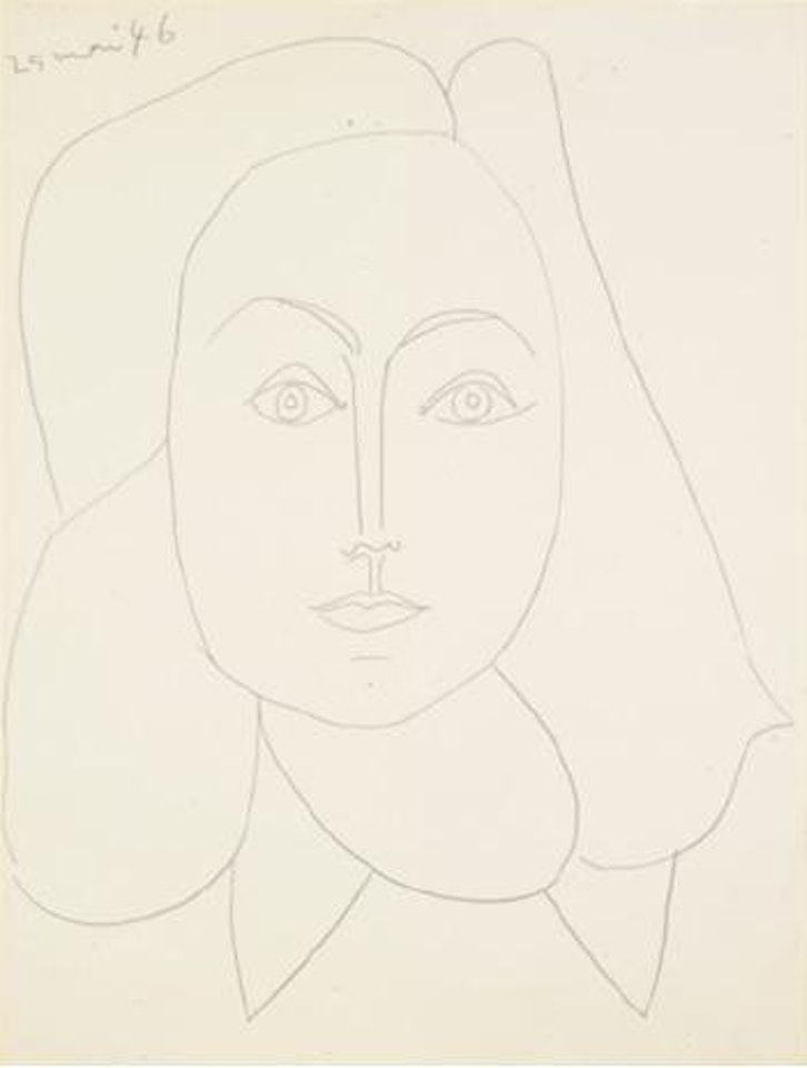 Portrait de Francoise by Pablo Picasso