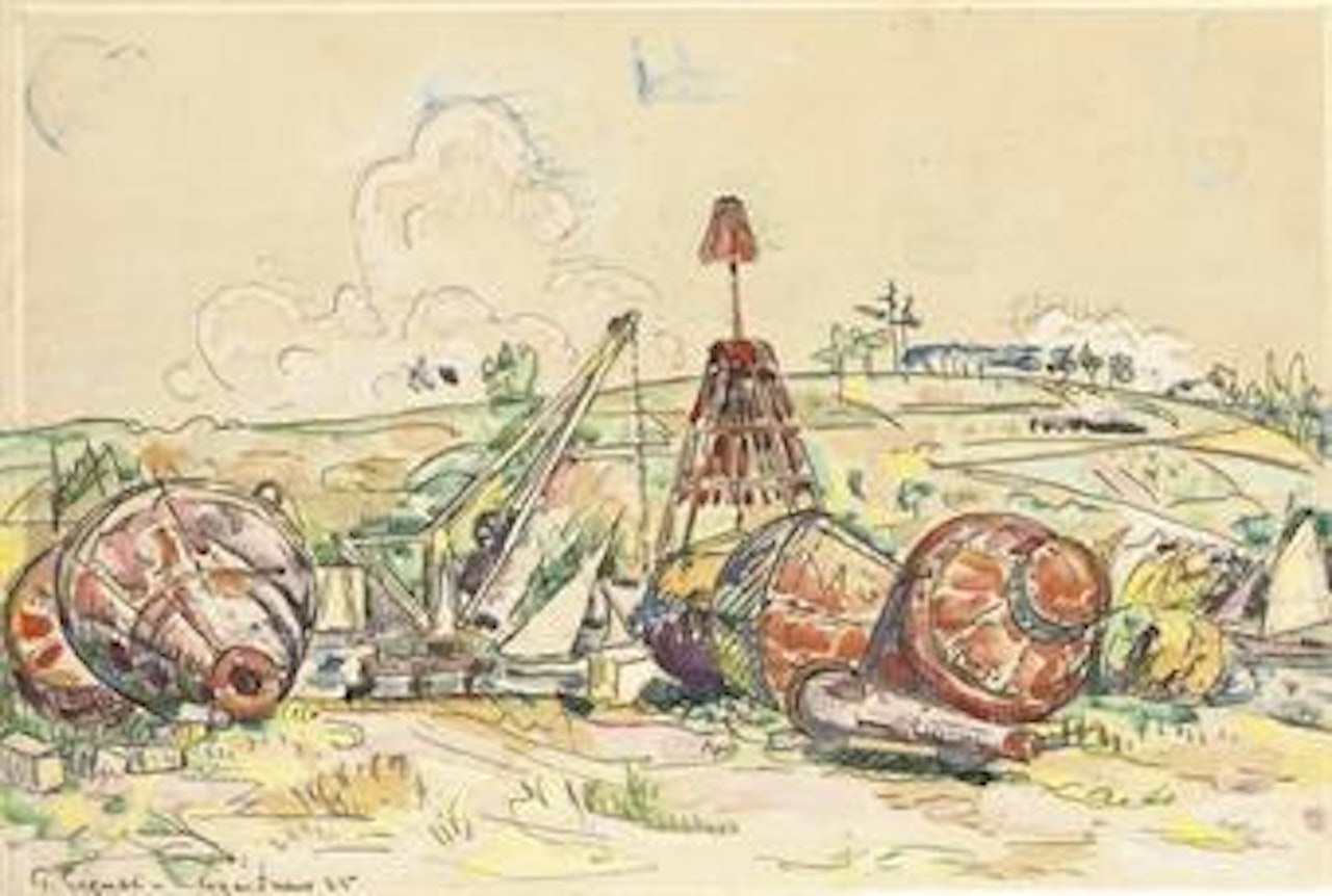 Les Bouées by Paul Signac