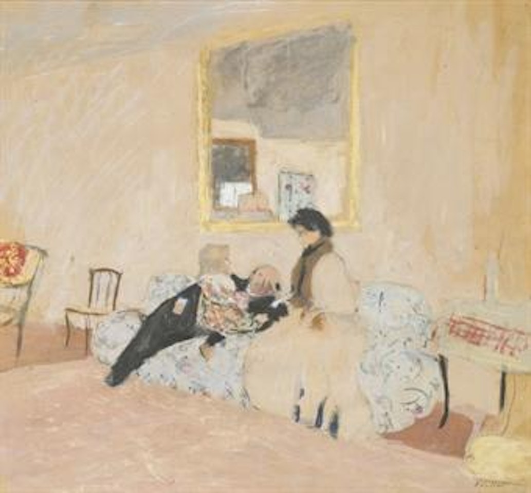 Annette and les visiteurs (M and Mme Alexandre Vuillard) by Édouard Vuillard