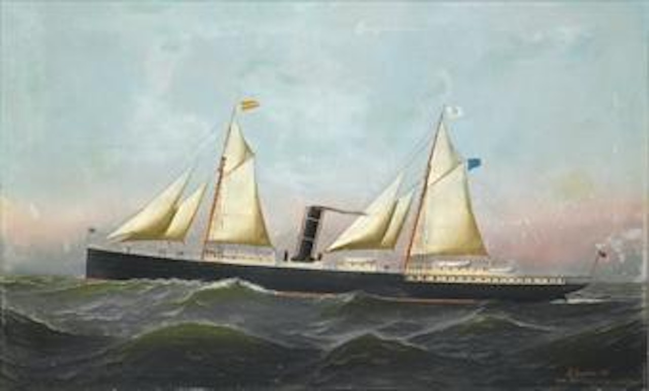 The S.S. Newport by Antonio Jacobsen