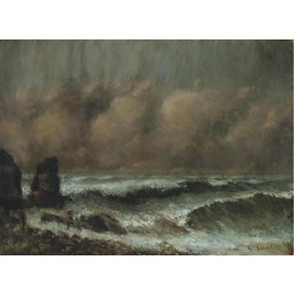 La vague by Gustave Courbet