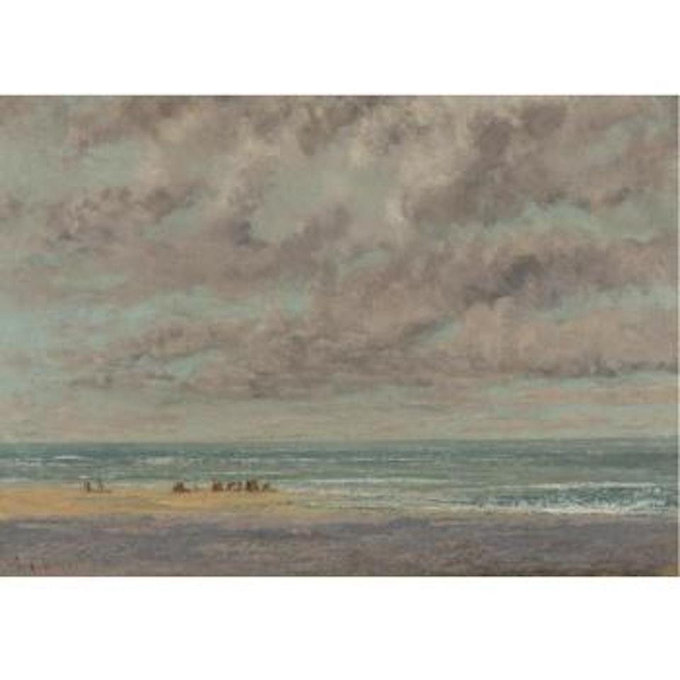 Marine, les equilleurs by Gustave Courbet