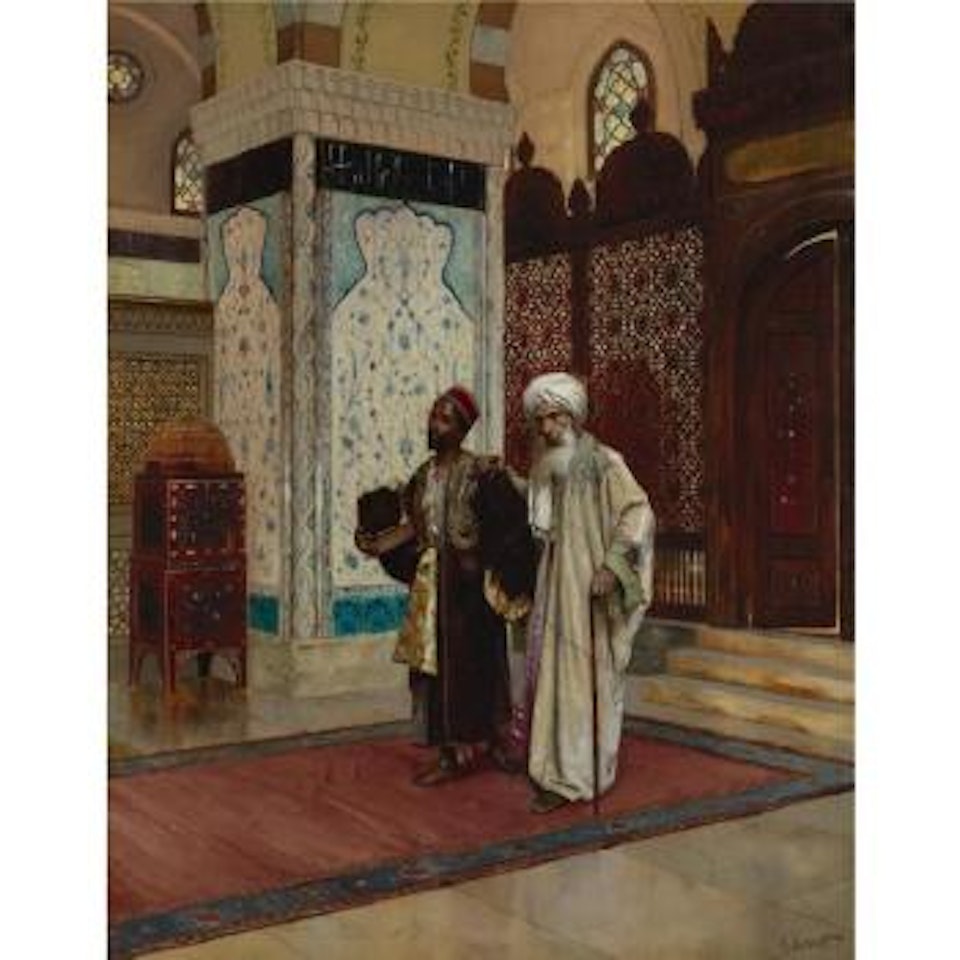 The venerated elder by Rudolf Ernst