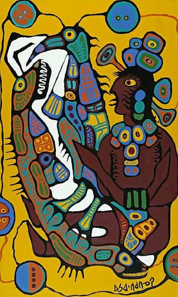Shaman & protector by Norval Morrisseau