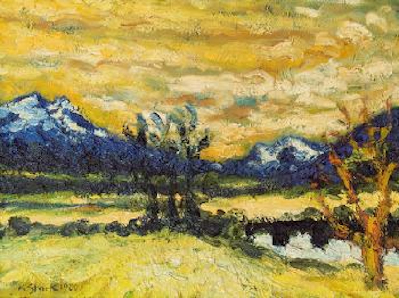 Landschaft by Karl Stark