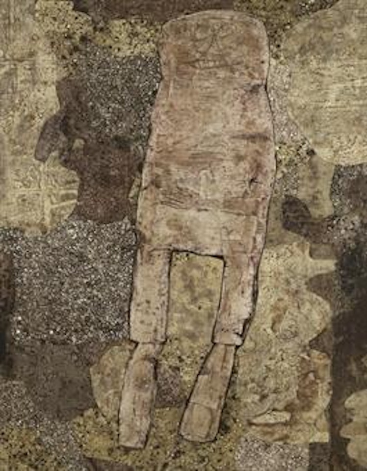 Partie liée au sol by Jean Dubuffet