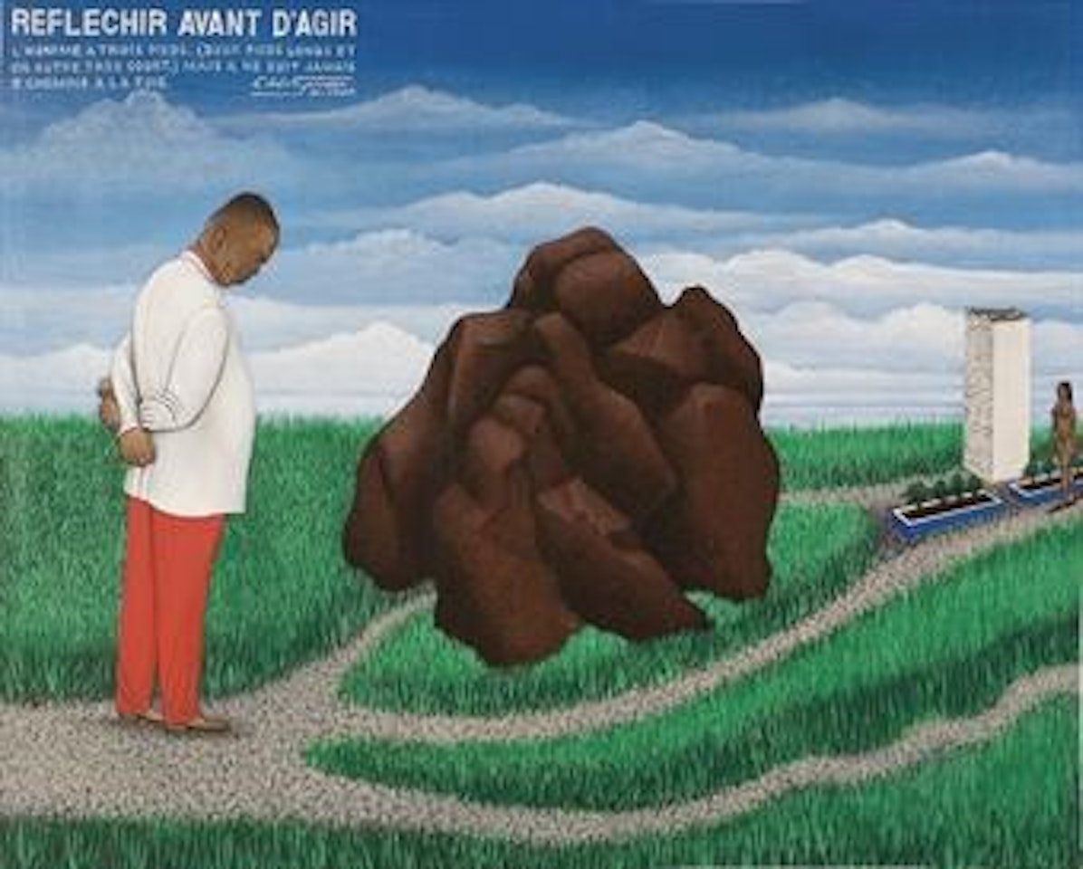 Réflechir avant d'agir by Chéri Samba