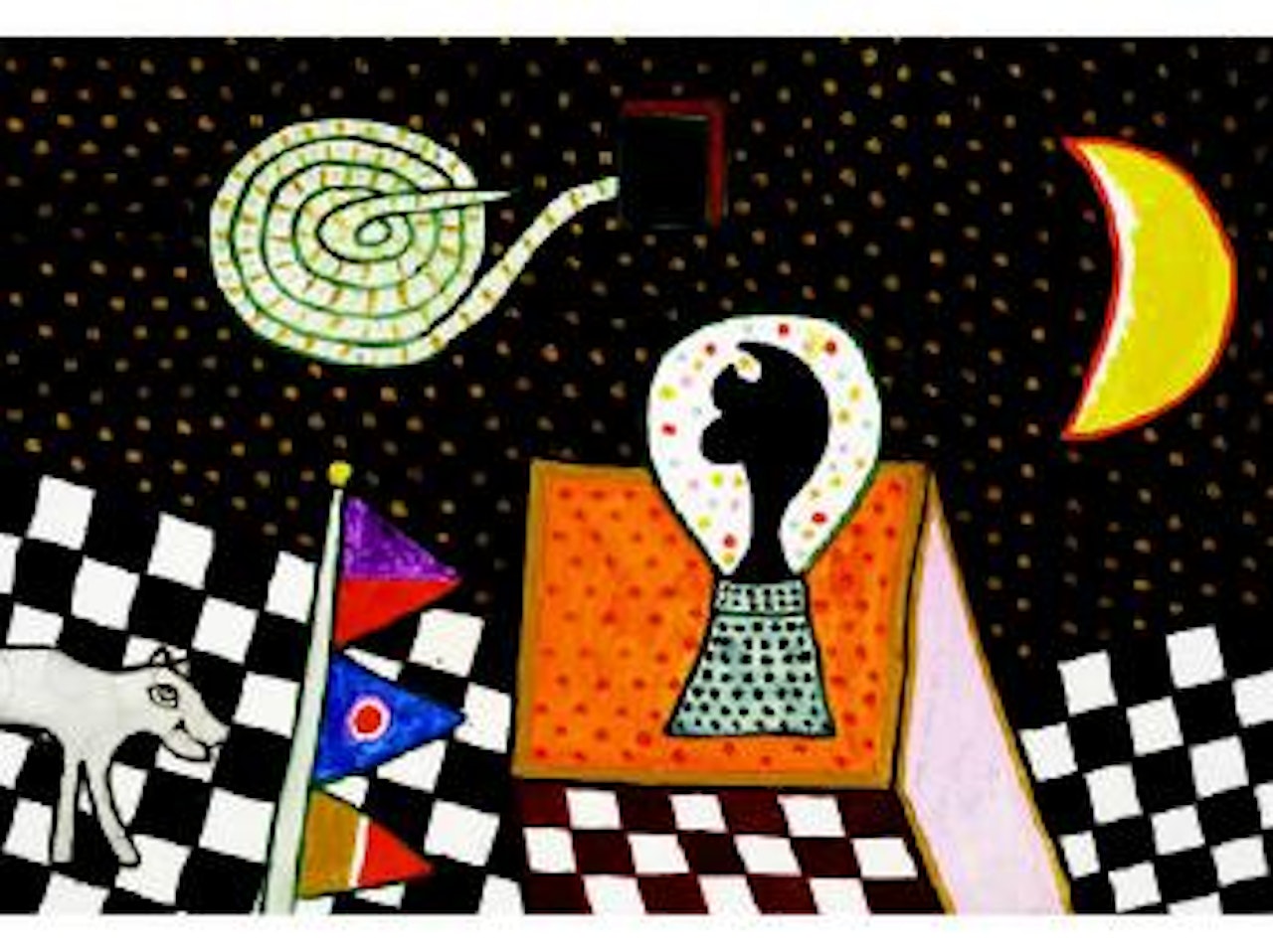 Magic Lamp #12 by Alan Davie