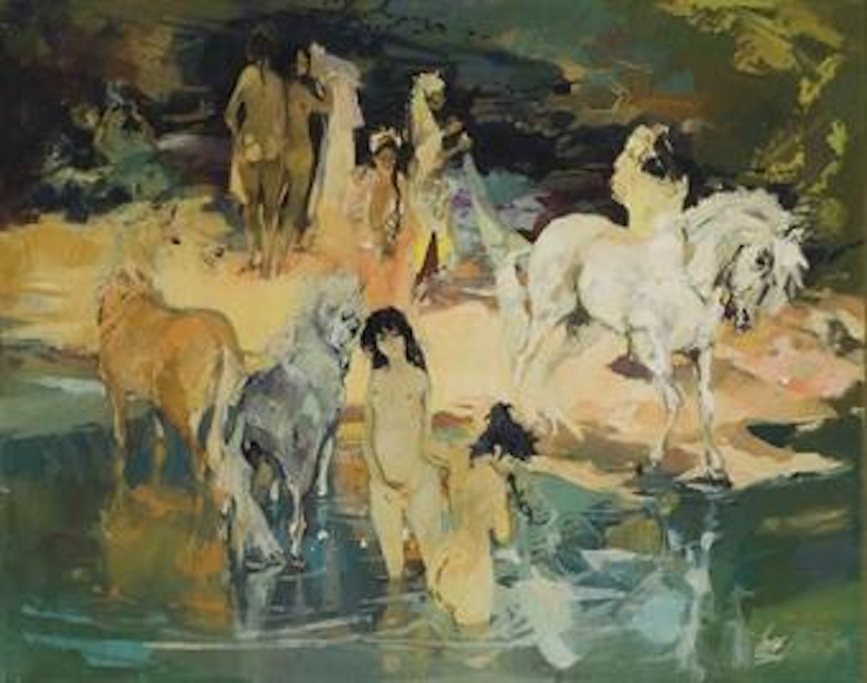 Baigneuses by Jean Gaston Mantel