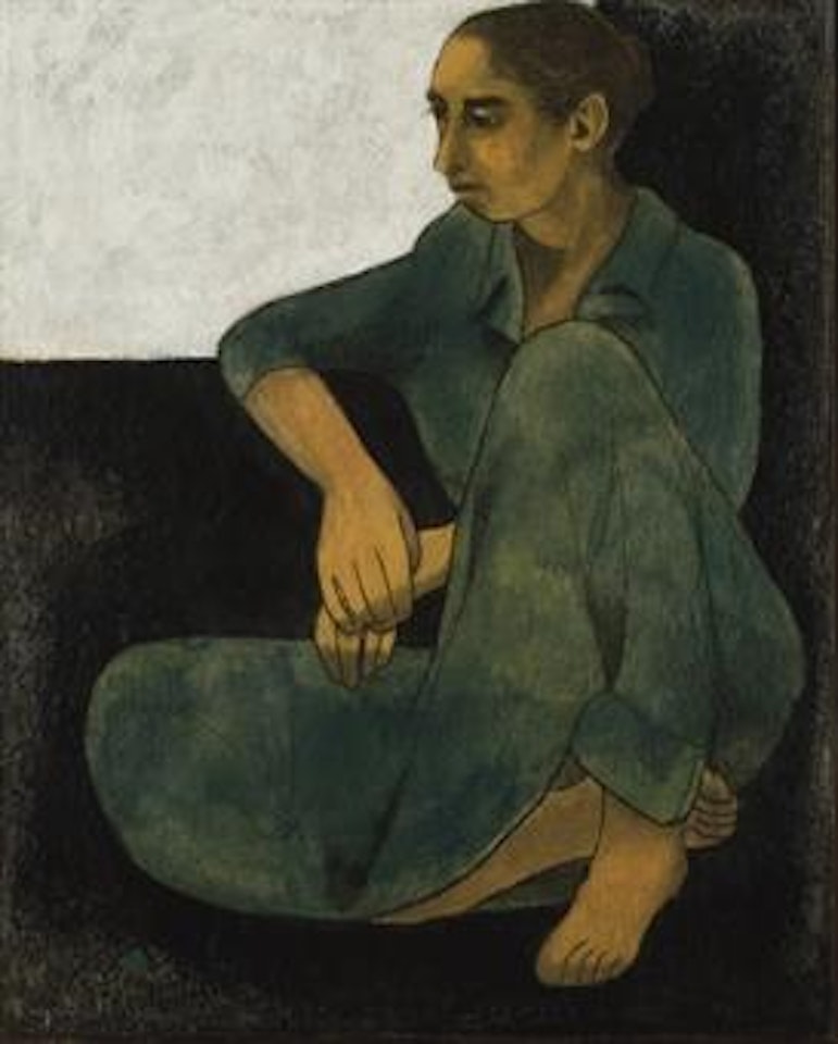 Femme assise by Louai Kayali