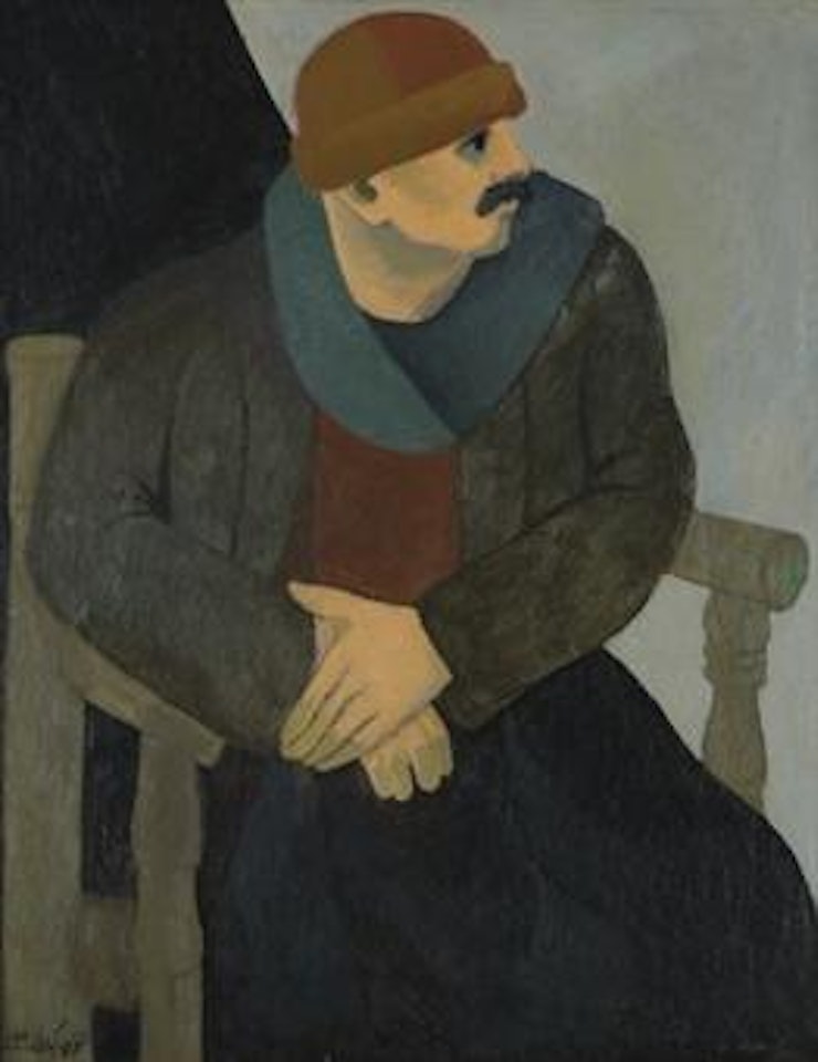 Homme au bonnet rouge by Louai Kayali
