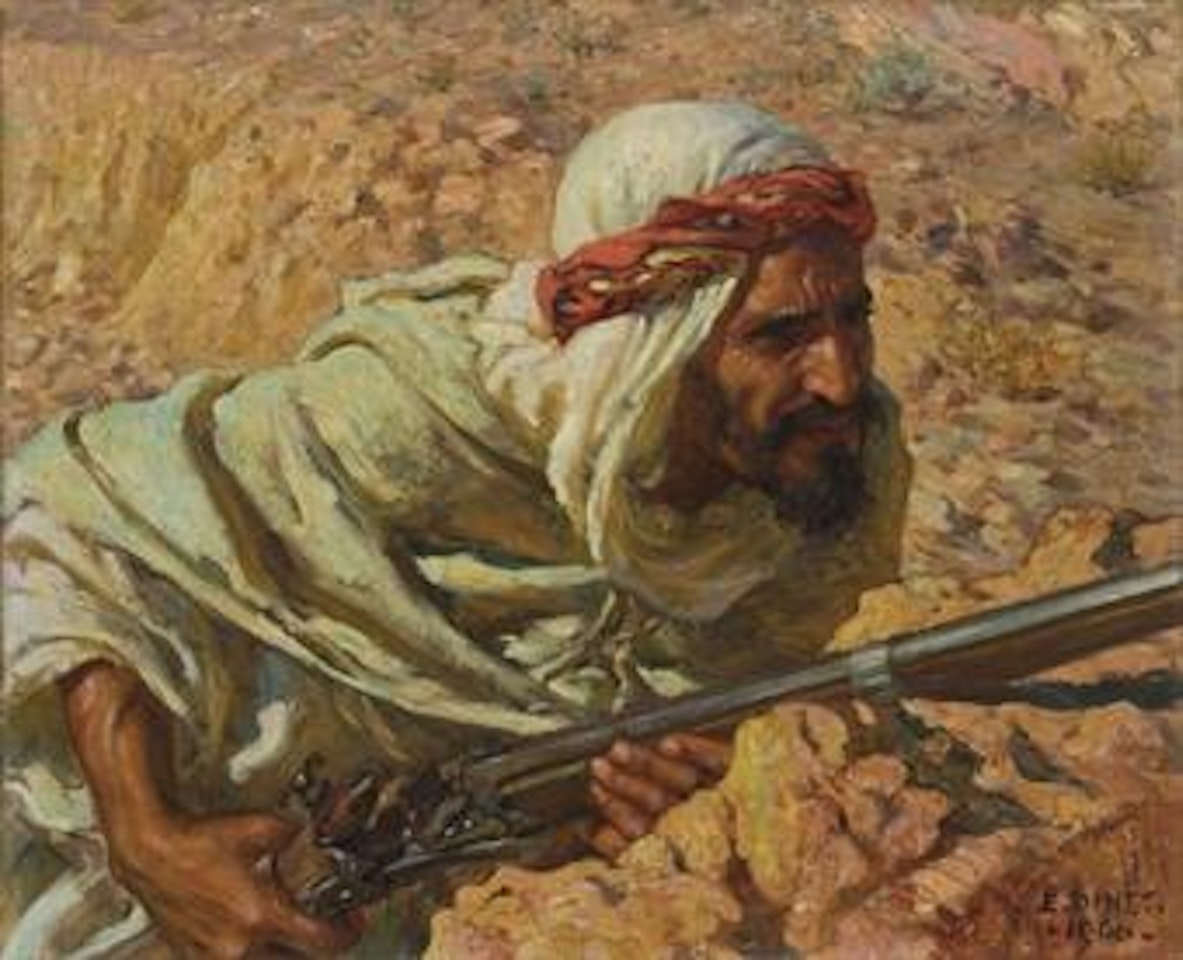 Le guetteur by Etienne Alphonse Dinet