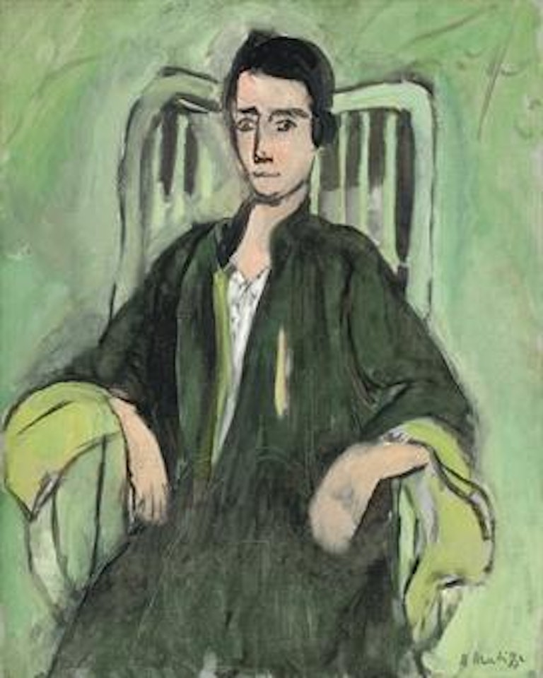 Renee, harmonie verte by Henri Matisse