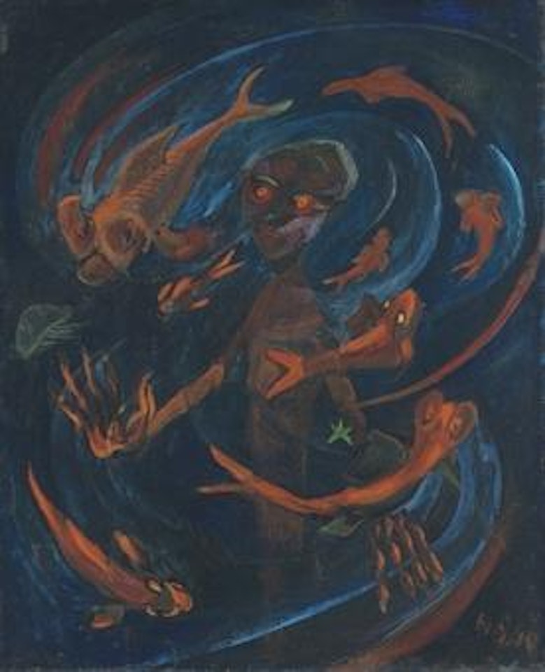 Der Traum von den Fischen by Walter Gramatté