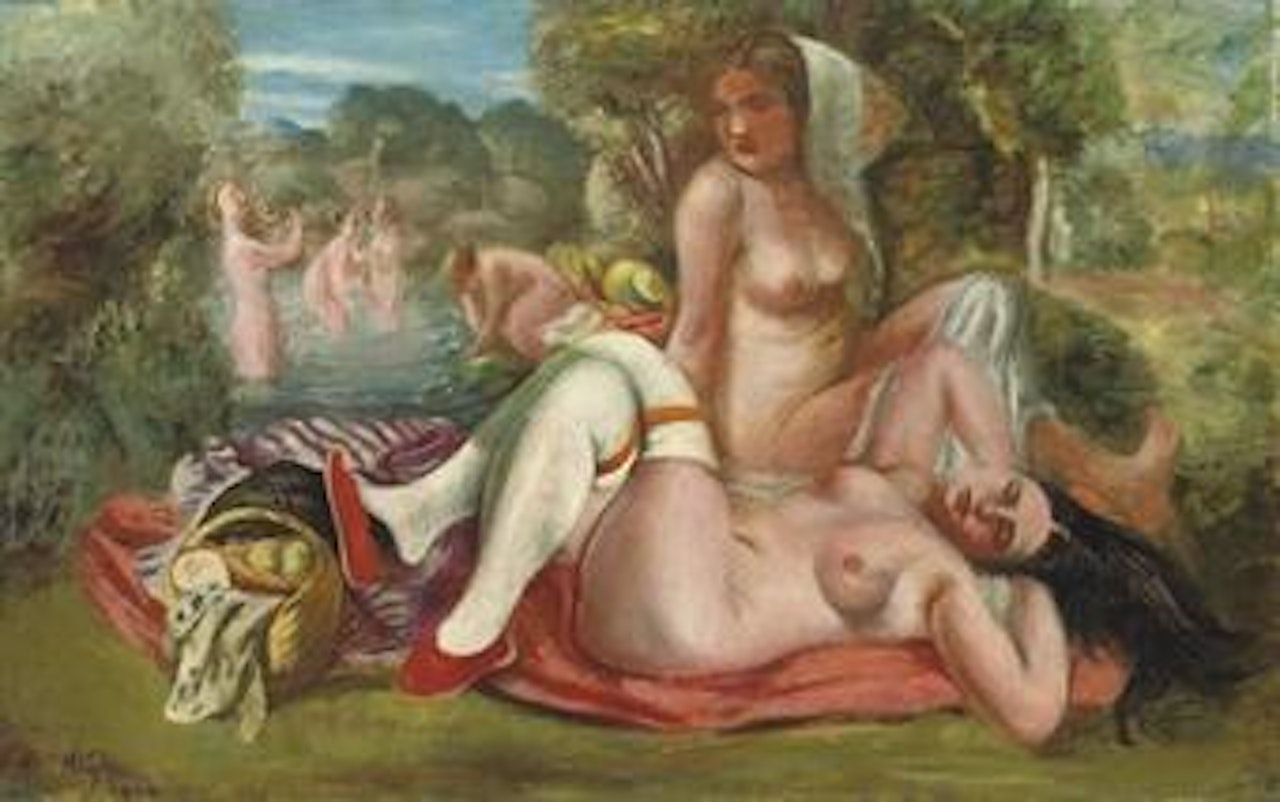 Les baigneuses by Henri Hayden