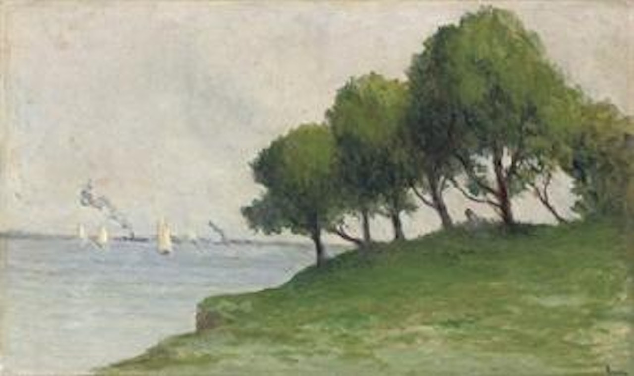 Le Boqueteau à Kermouster by Maximilien Luce