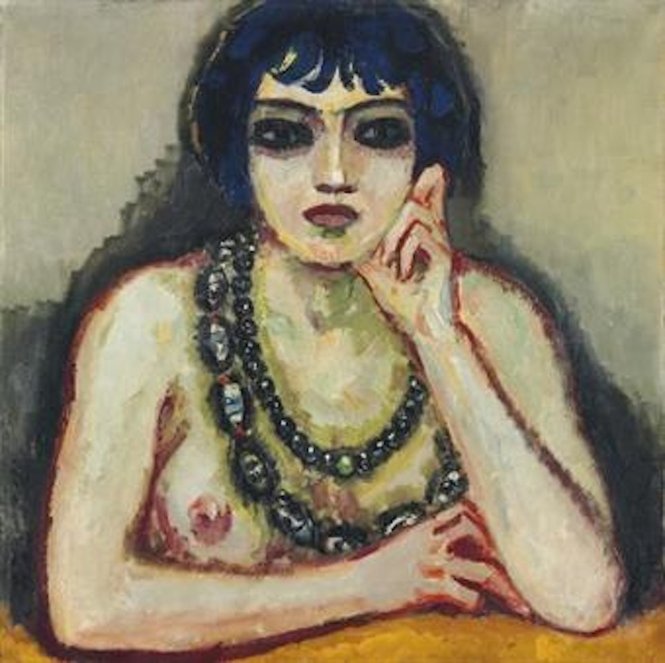 Femme aux deux colliers by Kees van Dongen