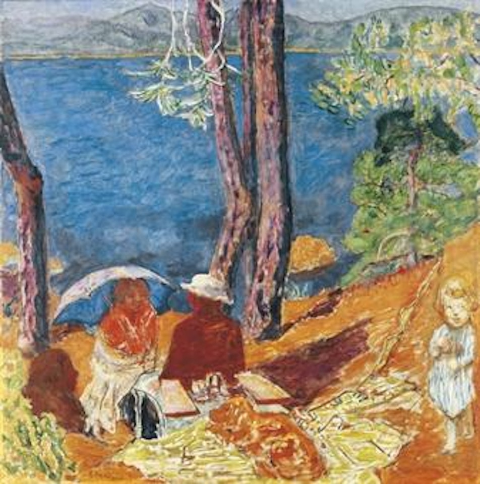Bord de mer, sous les pins by Pierre Bonnard