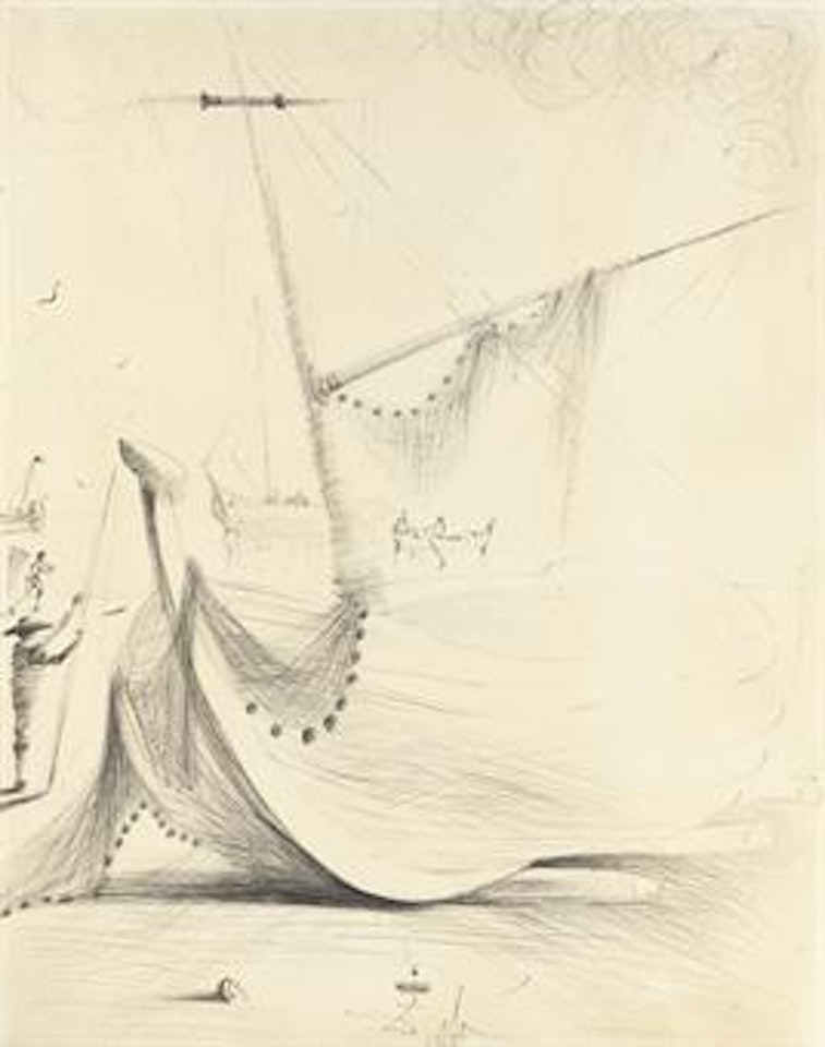 Departure of the fishermen by Salvador Dali