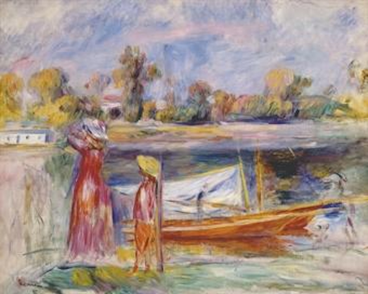 Jeune filles à Argenteuil by Pierre-Auguste Renoir